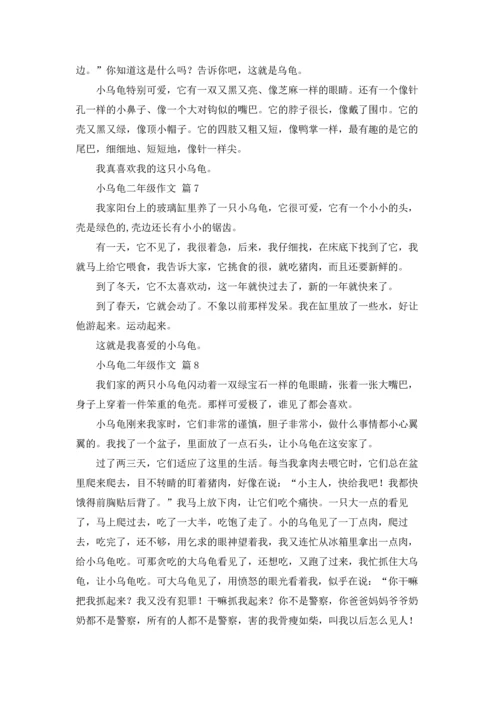 有关小乌龟二年级作文锦集10篇.docx