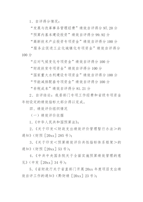 项目绩效目标完成情况自评报告.docx