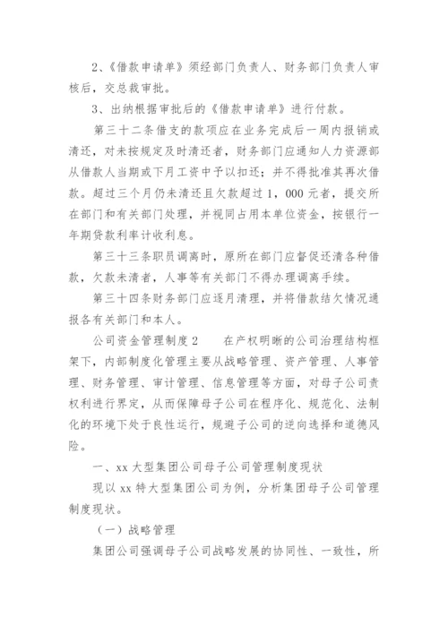 公司资金管理制度.docx