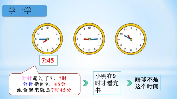 7.认识时间（第3课时课件）(共32张PPT)-二年级上册数学人教版