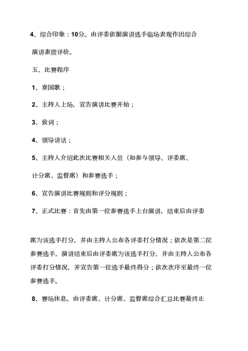 演讲稿之青年演讲比赛专项方案.docx