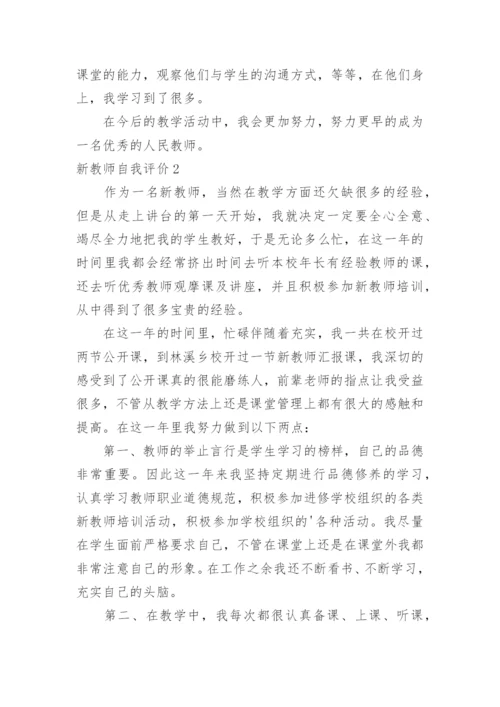 新教师自我评价.docx