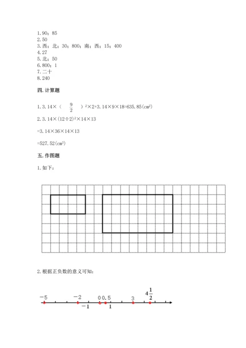 六年级下册数学 期末测试卷精品【必刷】.docx