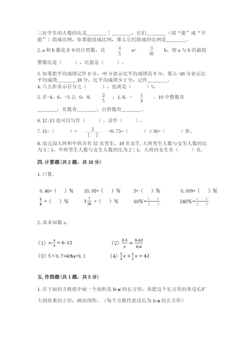 小学六年级下册数学期末测试卷（易错题）.docx