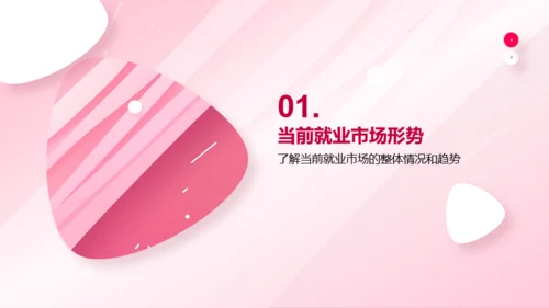 粉色简约风大学生职业生涯规划书