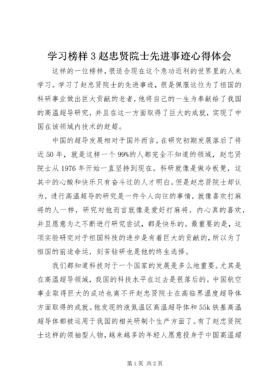 学习榜样3赵忠贤院士先进事迹心得体会.docx