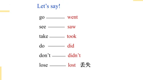 Module 7 Unit 1 Did you take Amy’s doll 课件(共28张PPT