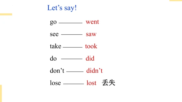 Module 7 Unit 1 Did you take Amy’s doll 课件(共28张PPT