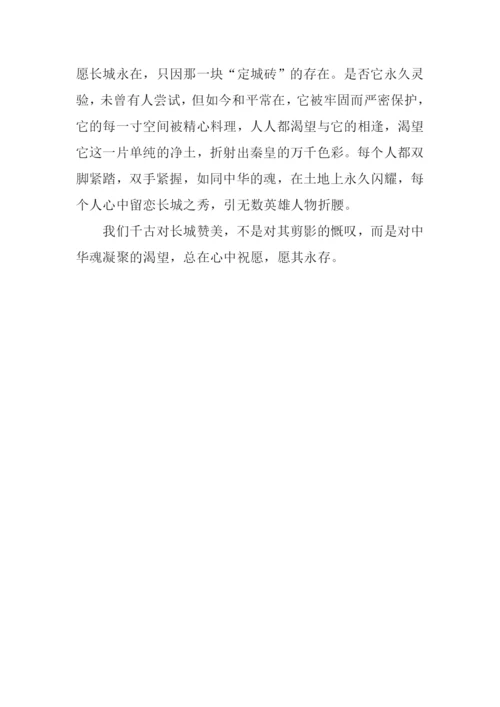 咏长城作文700字.docx