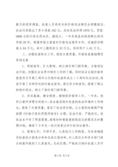 价格监测个人工作总结.docx