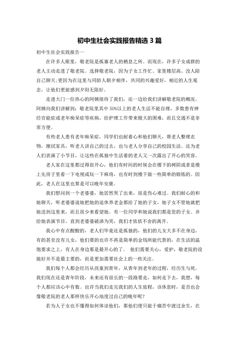 初中生社会实践报告精选3篇.docx