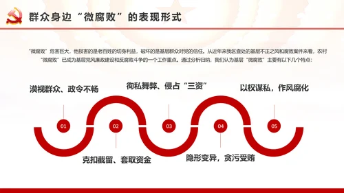 微腐败反腐倡廉从严治党廉洁从业廉洁从政PPT模板