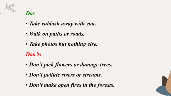 Module4 Rules and suggestion Unit 3 Language in us