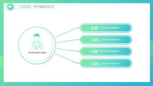 互联网医疗工作总结报告动态PPT模板