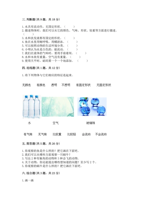 教科版一年级下册科学期末测试卷重点班.docx