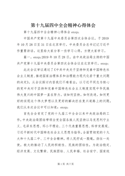 第十九届四中全会精神心得体会 (2).docx