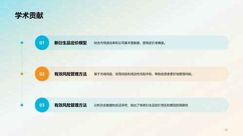 黑色商务金融衍生品定价毕业答辩PPT模板