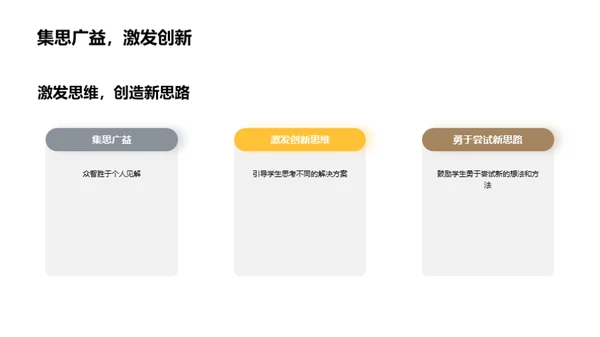 创新思维的小学课堂