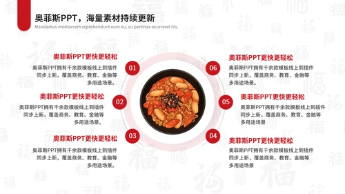 简约插画风美食课程健康饮食知识科普