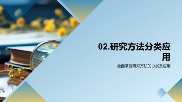 掌握研究方法