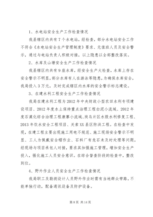 县水利局工作报告.docx