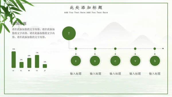 绿色清新端午节浓情端午通用PPT模板