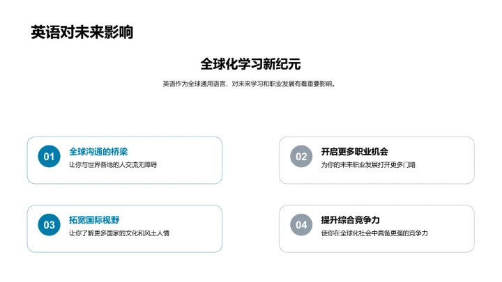 掌握英语 全球通行