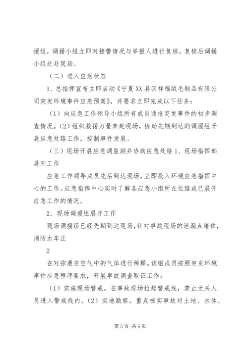 公司突发环境事件应急演练方案.docx