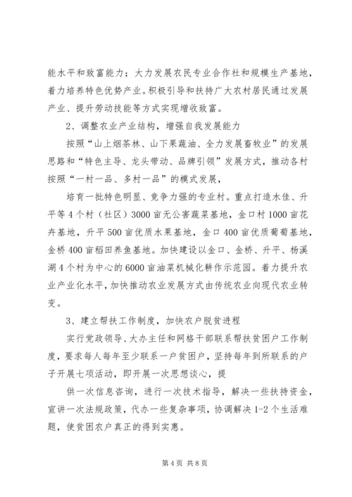 街道减贫工作方案.docx