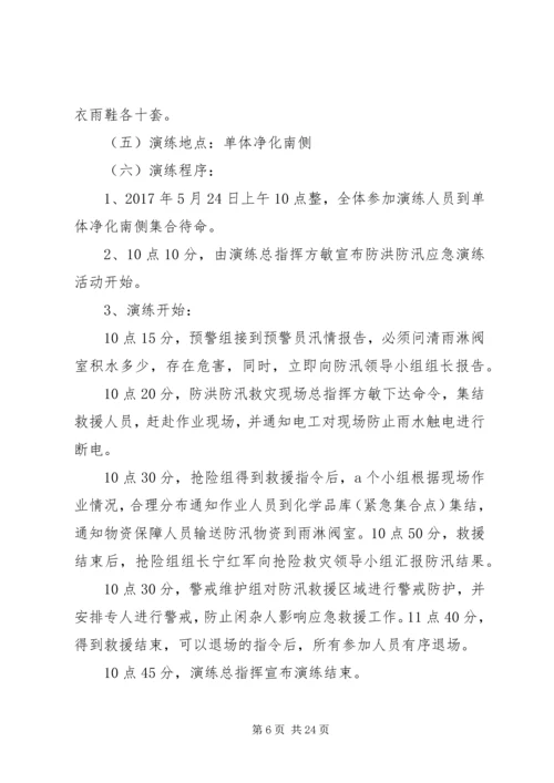 防洪防汛应急预案演练方案 (6).docx