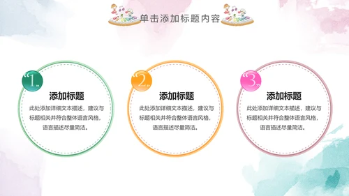 儿童水彩音乐艺术钢琴演奏培训教育教学PPT