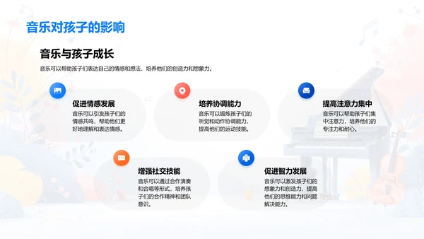 乐器世界探秘PPT模板