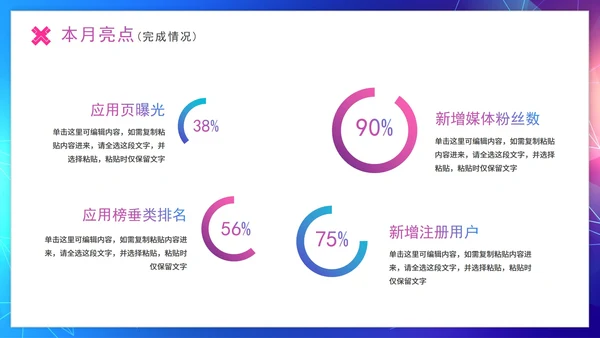 简约商务渐变励志标语通用工作总结PPT模板