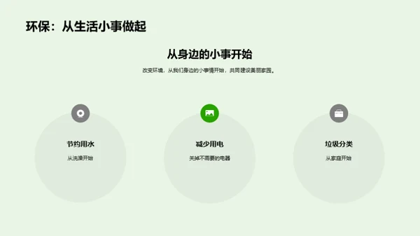 环保生活实践者