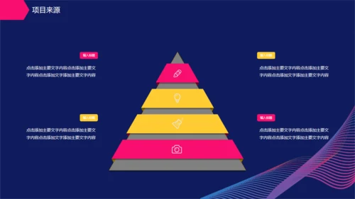 创业计划书艺术曲线创意放大镜通用PPT模板