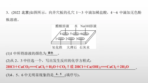 第十单元实验活动6　酸、碱的化学性质课件