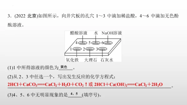 第十单元实验活动6　酸、碱的化学性质课件