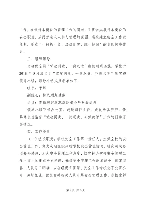 实施“党政同责一岗双责”的切入点 (3).docx