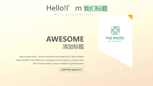 抽象艺术感公司产品介绍宣传通用PPT动态模板