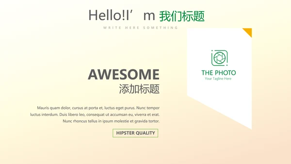 抽象艺术感公司产品介绍宣传通用PPT动态模板