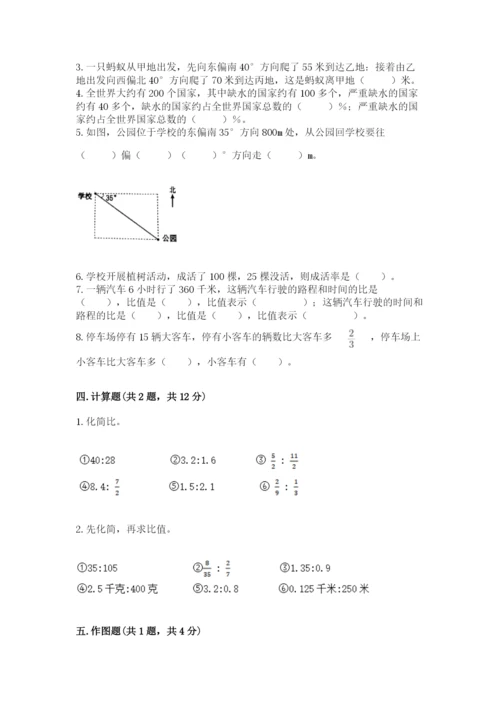 人教版六年级上册数学期末测试卷含答案【黄金题型】.docx