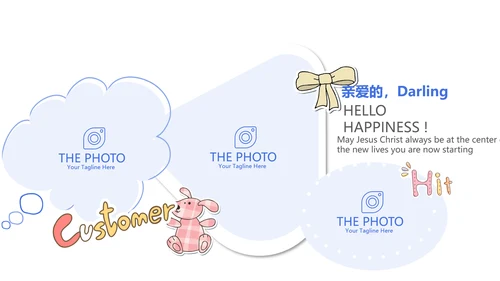 蓝色时尚医疗护理用药动态PPT