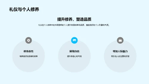 礼仪修养，成才之路