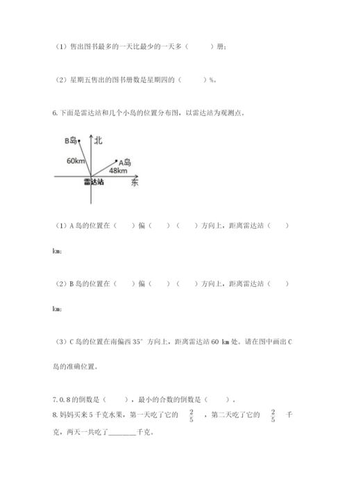 小学数学六年级上册期末卷附答案【夺分金卷】.docx