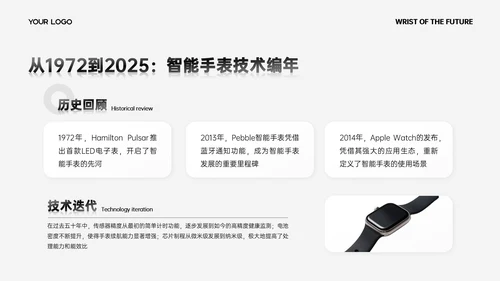 黑白简约质感商品发布会PPT模板