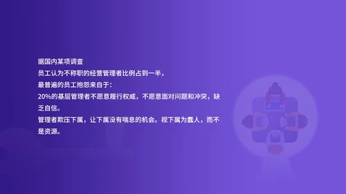 紫色插画风企业主管培训PPT模板