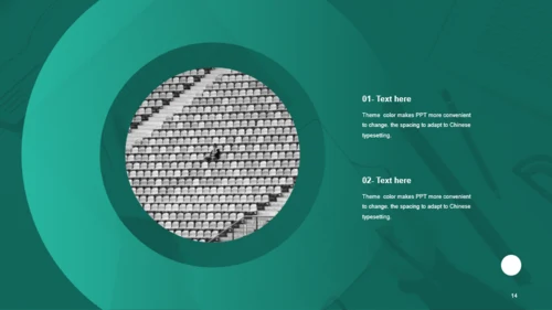 绿色简约季度工作总结汇报PPT案例