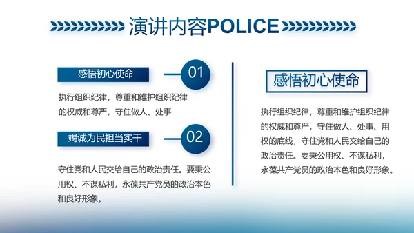 信念坚定对党忠诚公安警察动态PPT
