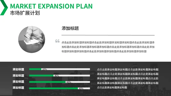 绿色欧美风招商引资企业介绍通用PPT模板