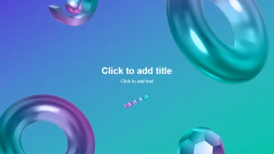章节页-创意酷炫3D工作总结PPT